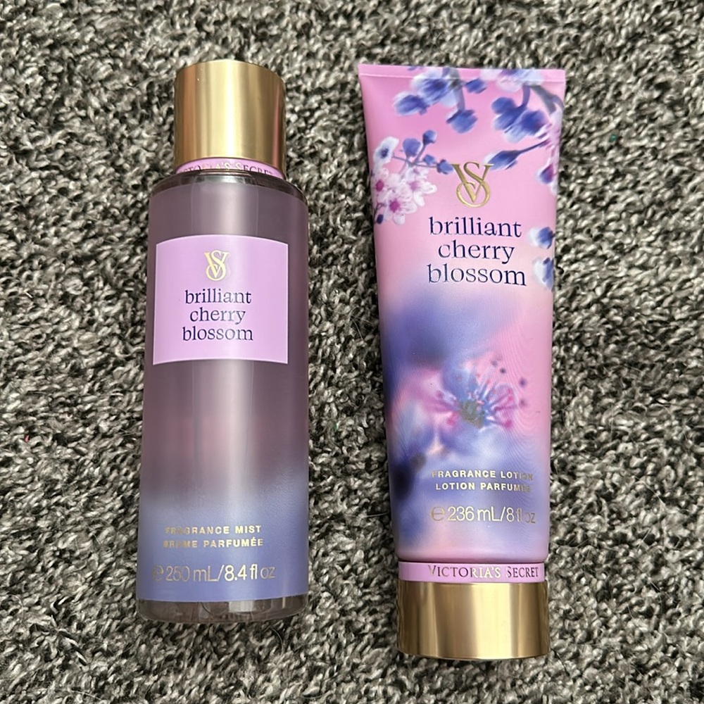 New Victoria’s Secret Cherry Blossom Lotion and Fragrance Mist